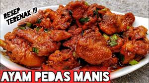 Shutterstock) jika kamu pecinta makanan pedas, resep dengan bumbu pedas ini wajib dicoba. Resep Masakan Ayam Pedas Manis Youtube