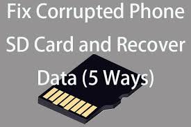 Fix My Phone Sd Free Fix Corrupted Sd Card Restore Data 5 Ways