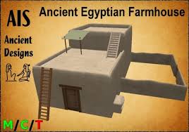 The mud brick was later extended and uses to make houses with more than two stories, these are the typical ancient egyptian houses in which only the rich ancient egyptians live in and they also use it as a building for business activities. Second Life Marketplace Egyptian Farmhouse Boxed