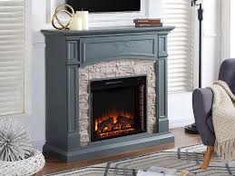 Elegance is the other name for the touchstone 80001 onyx fireplace. Seneca Electric Fireplace Media Cabinet In Grey Electric Fireplaces Direct