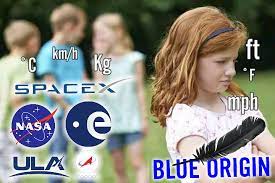 Blue origin is the technology company founded by jeff bezos of amazon.com in 2000 with the intention of enabling cheap and safe human space flight. Spacex Memes One For Hardcore Blue Origin Fans P Facebook
