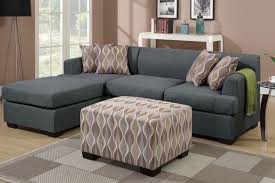 Poundex Montreal F7973 F7972 Grey Fabric Sofa And Loveseat Set Steal A Sofa Furniture Outlet Los A Sectional Sofa Fabric Sectional Sofas Sectional Sofa Couch