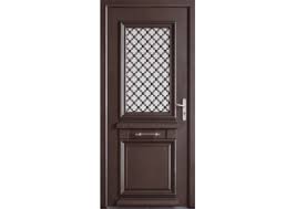 Porte D Entree Aluminium Vitree Avec Moulures A L Ancienne Porte D Entree Standard Et Sur Mesure Et Personnalisabl Porte Vitree Moulure Porte Entree Aluminium