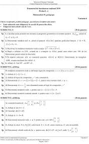Bac 2015 subiecte matematica m1 si m2, subiecte matematica bac, bacalaureat 2015. Subiecte Bac MatematicÄƒ 2020 Ce Probleme Au Primit Elevii Anul Trecut È™i Cum AratÄƒ Modelele Pentru Anul Acesta