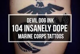 A beautifully detailed tattoo design that has some christian meaning to it. Devil Dog Ink 104 Insanely Dope Marine Corps Tattoos Tattooblend