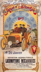 salon de l auto 1905 au cinquantenaire vintage posters vintage travel posters poster art pinterest