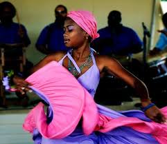 Afro Puerto Rican Lady From Loiza Performing Her Traditional African Dance African Traditions Afro Puerto Ricans