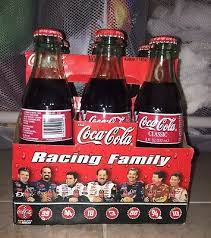 Coca cola 6 pack walmart commemorative christmas bottle 8oz 1994 w carrier. Nascar Coke Coca Cola Racing Six Pack Eight Ounce Bottles Plus Case 1999 New Ebay