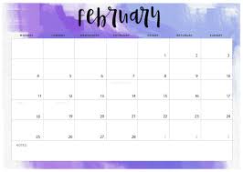 Print February 2019 Desk Calendar Monthly Calendar Template 2019 Calendar Calendar Template
