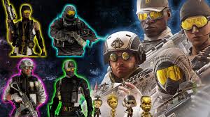 Rainbow six siege pro league gold sets bundle gameplay weapon skins, headgear, charms ash bandit thermite. Year 5 Pro League Skins Thermite Fuze Kali Wamai Sick Pro League Skins Rainbow Six Siege Youtube