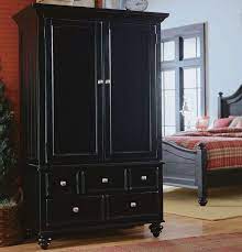 Camden Black Armoire Armoires Bedroom Armoire Bedroom Furniture Closet Furniture