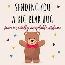 Big Hug Card Send A Hug Funny Lockdown Card Social Etsy In 2021 Hug Quotes Sending Hugs Funny Isolation