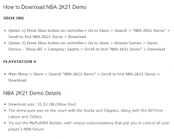 Download times will vary based on connection speed. Nba2kw On Twitter Nba2k21 Demo Drops In Less Than 5 Hours How To Download The Nba 2k21 Demo Https T Co 0rnsko4oc5