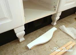 make a bathroom vanity look like a