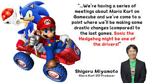 Sep 12, 2012 · hey everyone, in this video i show off how to unlock all karts, tracks, characters and everything in mario kart double dash!! Reggie 800 S Nintendo Secrets On Twitter Sonic In Mario Kart Early In Development Miyamoto Hinted Sonic Might Appear In Double Dash Presumably Tails Would Ve Tagged Along In The Back Seat But Unfortunately It