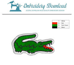 Download Lacoste Logo Embroidery Design For Download Embroiderydownload SVG Cut Files
