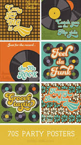 But there were plenty of other fashion and music disaster areas you can spice up your 70s party with. 1970s Birthday Party Poster Printable 70s Disco Party Decor Disco Party Decorations 70s Party Theme Party Poster