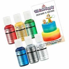 Us Cake Supply By Chefmaster Airbrush Cake Pearlescent Shimmer Metallic Color 848849014792 Ebay