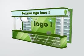 Show Booth Mock Up In 2020 Mockup Show Booth Exhibition Stand Design