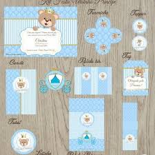 Kit Festa Ursinho Principe Kit Festa Ursinha Princesa Cha De Bebe