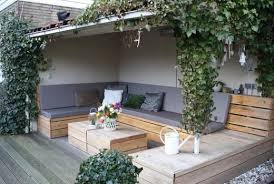 Zelfmaak Buiten Bank Met Afbeeldingen Tuin Ideeen Tuin Openlucht Woonkamers