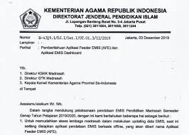 Platform sistem pendataan pendidikan di kementerian agama. Pemberitahuan Aplikasi Feeder Emis Afe Dan Aplikasi Emis Dashboard Ka Mts Al Fatah Suradadi