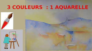 Une Aquarelle Facile Avec Les 3 Couleurs Primaires Youtube 3 Couleurs Primaires Aquarelle Aquarelle Facile