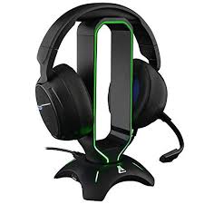 The G Lab K Stand Radon Support Pour Casque Micro Casque Gaming Retro Eclairage Rgb Hub Usb 2 X 2 0 Base Antiderapante Support Casque Porte Casque Hub Usb