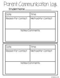 Parent Communication Forms Freebie Parent Communication Forms Parent Communication Parents As Teachers