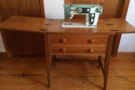 Vintage Riviera Sewing Machine With Stow Away Table Orig 339 Works Pickup Ny Vintage Sewing Machines Sewing Stow Away