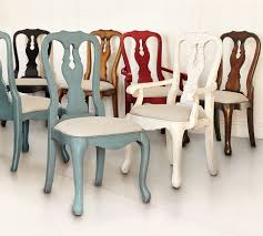 Queen Anne Upholstered Chair Pottery Barn For Kitchen Table We Could Find Something Like This Queen Anne Chair Painted Wooden Chairs Upholstered Chairs
