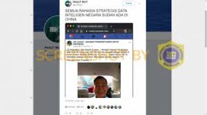 Menurut sebuah artikel di majalah atlantic tahun 2013, 90. Cek Fakta Apa Benar Rahasia Data Intelijen Negara Sudah Ditangan China