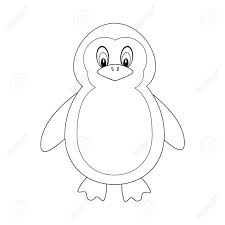 There are tons of great resources for free printable color pages online. Colorless Funny Cartoon Penguin Vector Illustration Coloring Page Preschool Education Arctic Animal Royalty Free Cliparts Vectors And Stock Illustration Image 106239156