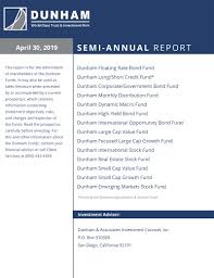 The fund has previously made an income distribution of 7.0 sen on 15 may 2007. N Csrs 1 Dunhamncsrs Htm N Csrs United