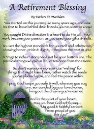 A Retirement Blessing Sister Poems Birthday Prayer Birthday Poems