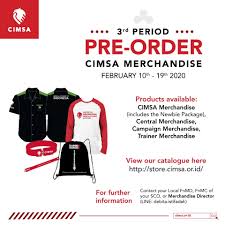 Cimsa provides many opportunnities to increase the capacity of indonesian medical students and use the capacities and capabilities to nourish and educate the nation in the effort to actively improve the nation's health and world's health by real activities in community. Cimsa Indonesia Now Open Pre Order Cimsa Merchandise Hello Cimsa We Are Excited To Announce That Cimsa Merchandise Are Ready For Pre Order This February The Pre Order Is Opened For Cimsa Merchandise Includes