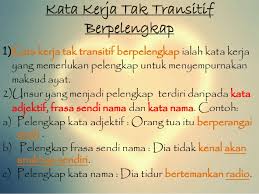 Contoh kalimat diatas pun menunjukkan bahwa kata kerja menyiram membutuhkan obyek yaitu bunga yang menyertai kata kerja. Kata Nama Dan Kata Kerja