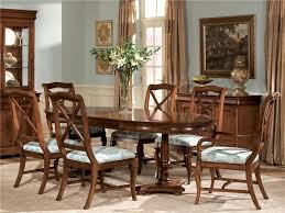 Delshire Seven Piece Dining Set With Two Table Leaves By Drexel Heritage At Design Interiors Oval Table Dining Table Dining
