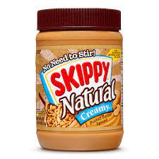 Natural Creamy Peanut Butter Spread Skippy Brand Peanut Butter