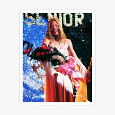 Purchased liquid blood and dripped it so it was running down all sides. Carrie At The Prom Art Print By Filmy Redbubble