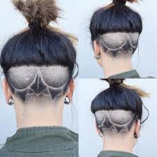 Edgy and creative—this look will give you more than the confidence. Undercuts For Women Hit The Barbershop