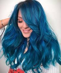 Teal blue mermaid clip in hair extensions, mermaid hair, teal hair, ombre hair, human hair extensions, hair weave, remy hair, unicorn hair. Niki Demartino S Hairstyles Hair Colors Steal Her Style