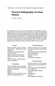 Colleen kelly, history and social science liaison, worcester public schools *angela lee, history teacher, weston high Current Bibliography Of Urban History Urban History Cambridge Core
