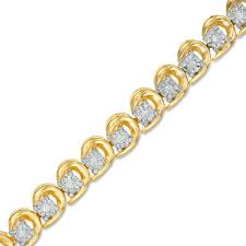 This is the original cash for gold calculator. 1 4 Ct T W Diamond Tennis Bracelet In 10k Gold 7 25 Zales