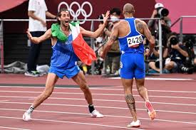 Lamont marcell jacobs of italy won the men's 100 metres gold at the tokyo olympics on sunday, breaking retired the field was instead filled with a raft of relatively unknown sprinters, with jacobs'. Cqf9mwizbiobjm