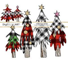 Black And White Buffalo Plaid Christmas Tree Clipart Pin By Digipaperart On Adorable Gnomes Buffalo Plaid Christmas Christmas Truck Plaid Christmas