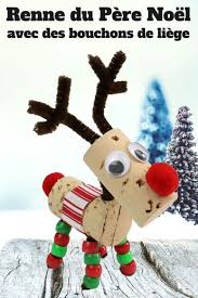 Rennes En Bouchons De Liege Noel 10 Doigts Bricolage Noel Facile Bricolage Noel Decoration Noel Enfant
