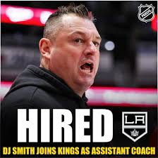 ICYMI: D.J. Smith, who was let go as Ottawa Senators head coach earlier  this season, has joined the Kings as an assistant coach. Smith, 46, had a  record of 120-139-32 with the Senators.