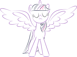 Coloring page of my little pony. Alicorn Coloring Pages Princess Twilight Sparkle Colouring Pages Full Size Png Download Seekpng