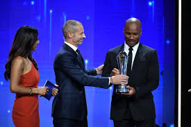 The ceremony ended, so, we have the teams that we'll face, we have our award winning babies keylord, sese, lukita (and cris of. Uefa Awards 2019 20 Didier Drogba Wins Uefa President S Award